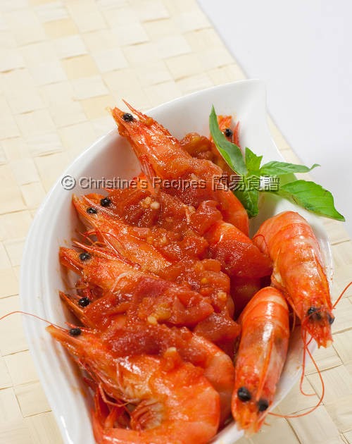 Tomato Chilli Prawns (Chinese New Year) Christine's Recipes Easy